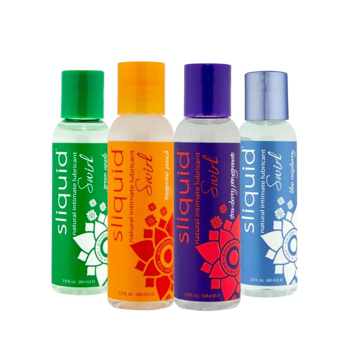 Sliquid - Swirl Natural Intimate Water Based Lubricant Strawberry Pomegranate 2 oz.