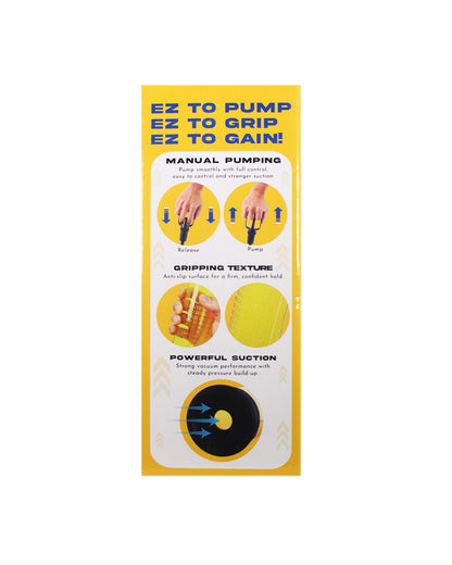 The Pump Specialist - Ez-Grip Penis Pump Yellow