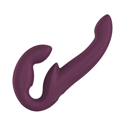 Fun Factory - Share Vibe Pro Vibrating Strapless Strap-on Double-Ended Dildo Burgundy