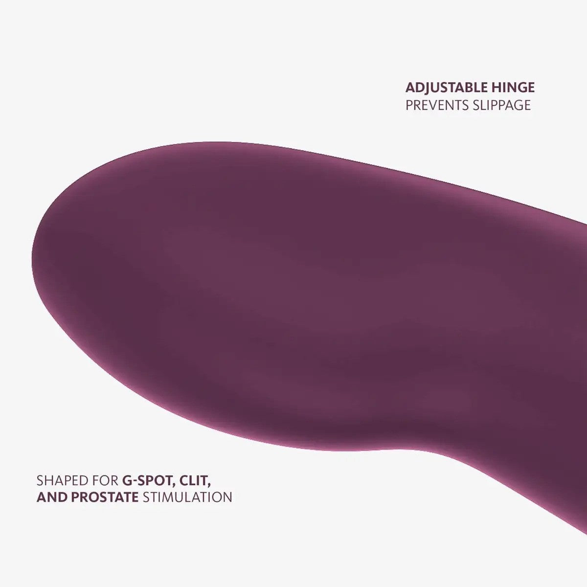 Fun Factory - Share Vibe Pro Vibrating Strapless Strap-on Double-Ended Dildo Burgundy