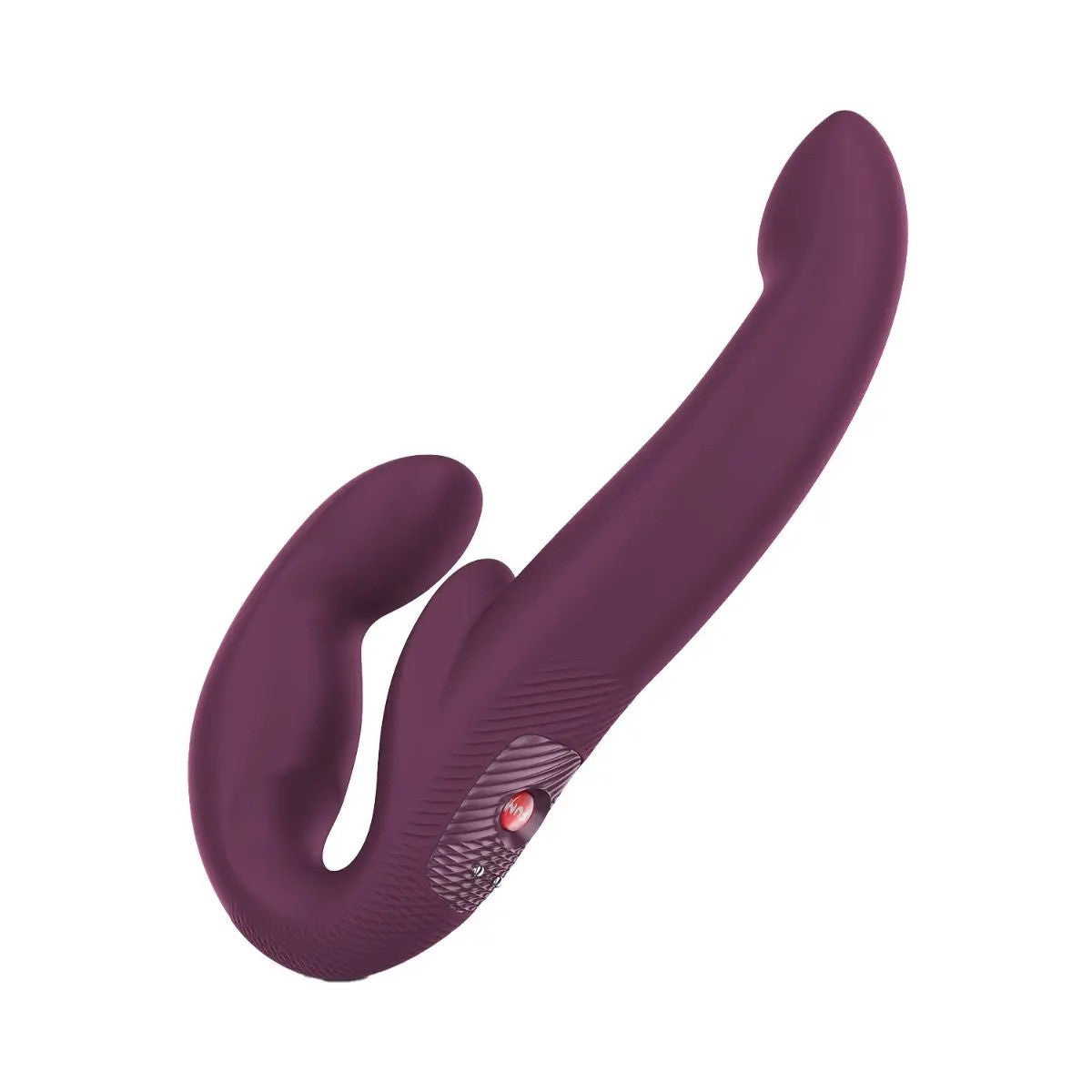 Fun Factory - Share Vibe Pro Vibrating Strapless Strap-on Double-Ended Dildo Burgundy