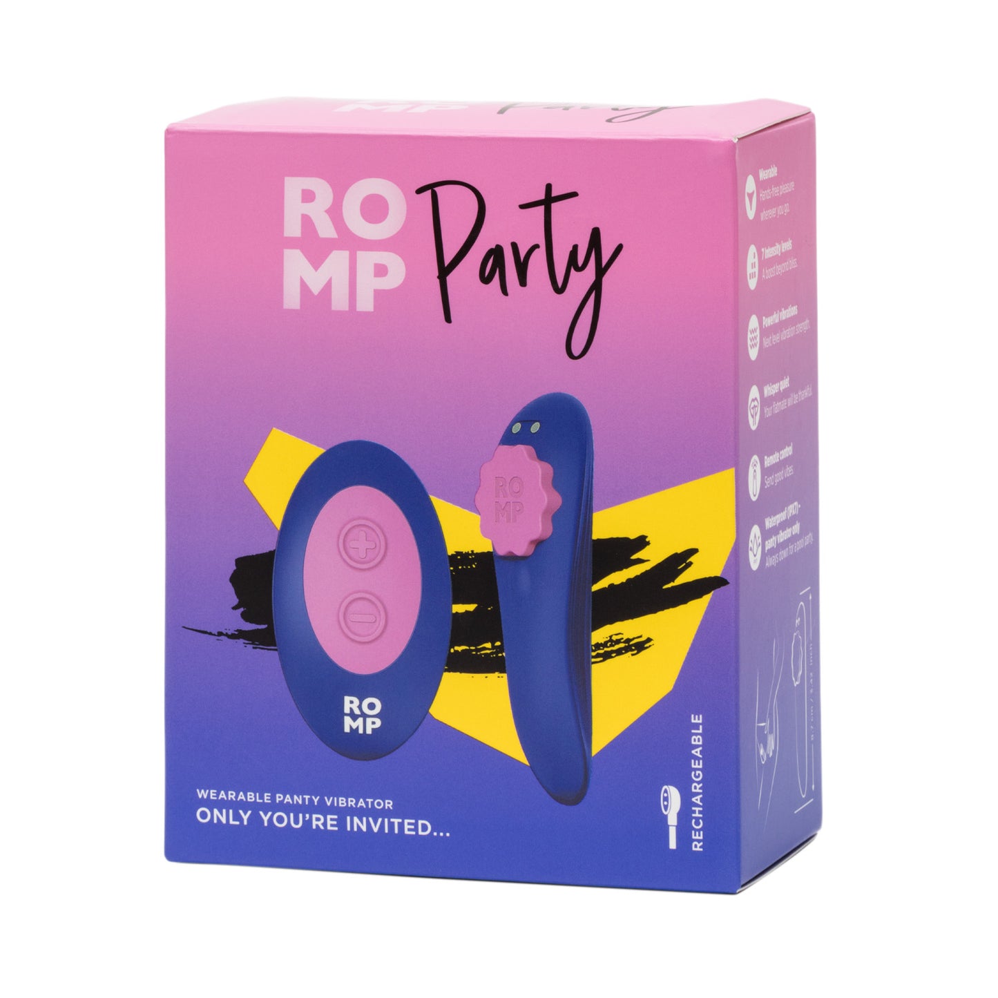 Romp - Party Remote-Controlled Wearable Panty Vibrator