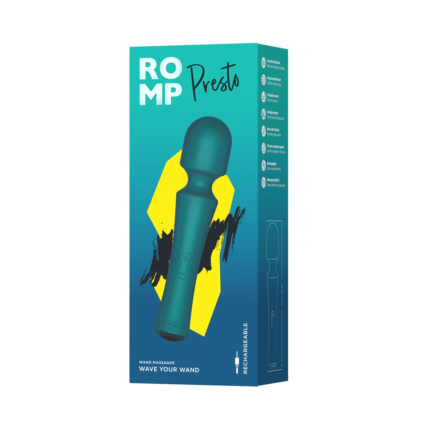 ROMP - Presto Powerful Silicone Vibrating Wand