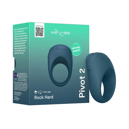 We-Vibe - Pivot 2 App-Controlled Cock Ring Slate