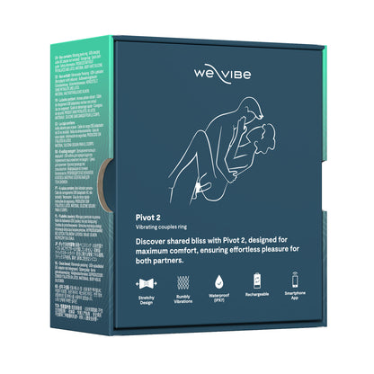 We-Vibe - Pivot 2 App-Controlled Cock Ring Slate