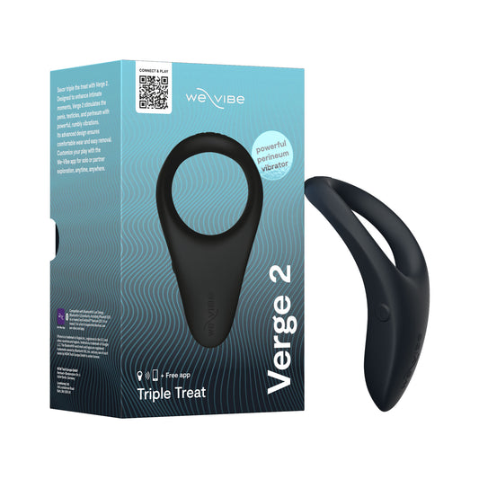We-Vibe - Verge 2 App-Controlled Triple Stimulation Cock Ring Black