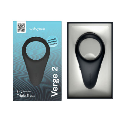 We-Vibe - Verge 2 App-Controlled Triple Stimulation Cock Ring Black