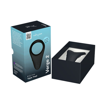 We-Vibe - Verge 2 App-Controlled Triple Stimulation Cock Ring Black
