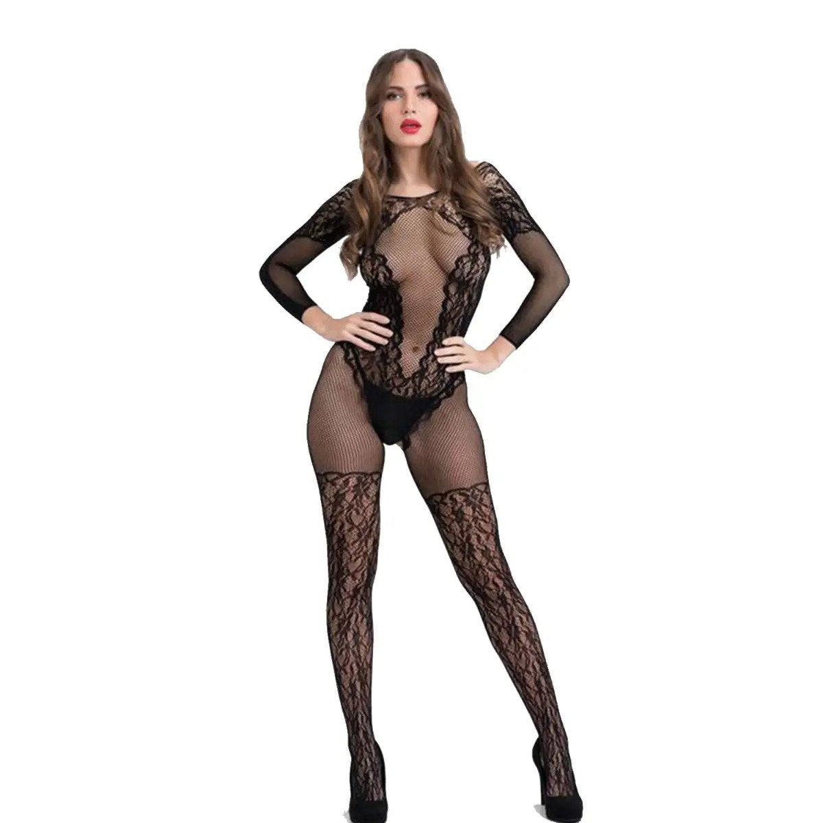 Fifty Shades of Grey - Captivate Spanking Bodystocking Black (One Size)