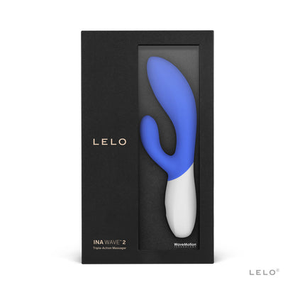 Lelo - Ina Wave 2 Rechargeable Rabbit Vibrator California Sky