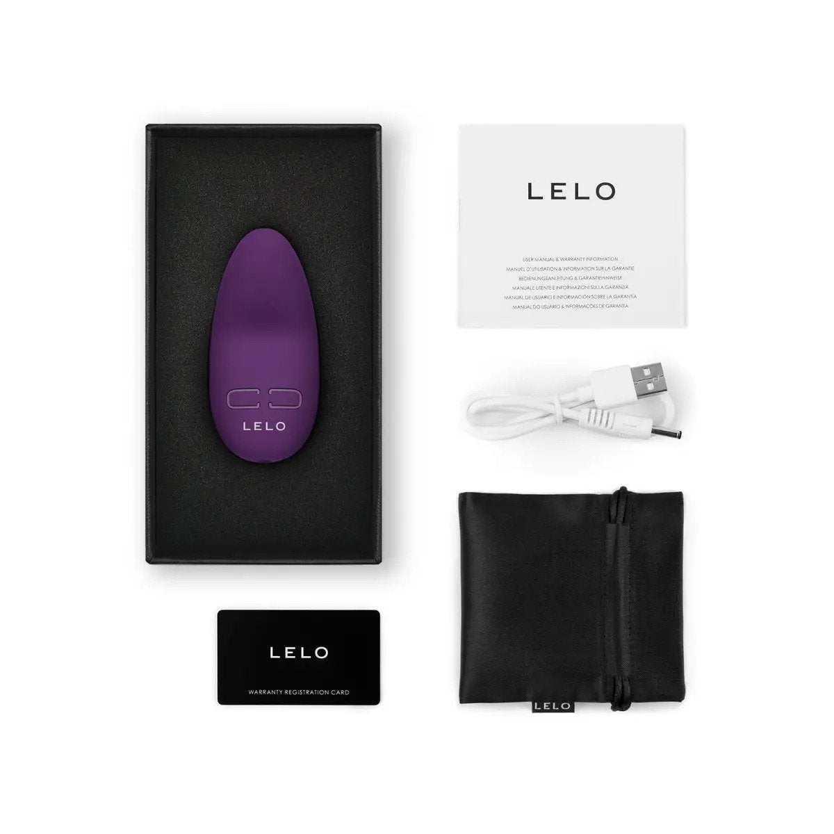 Lelo - Lily 3 Mini Vibrating Personal Massager Dark Plum