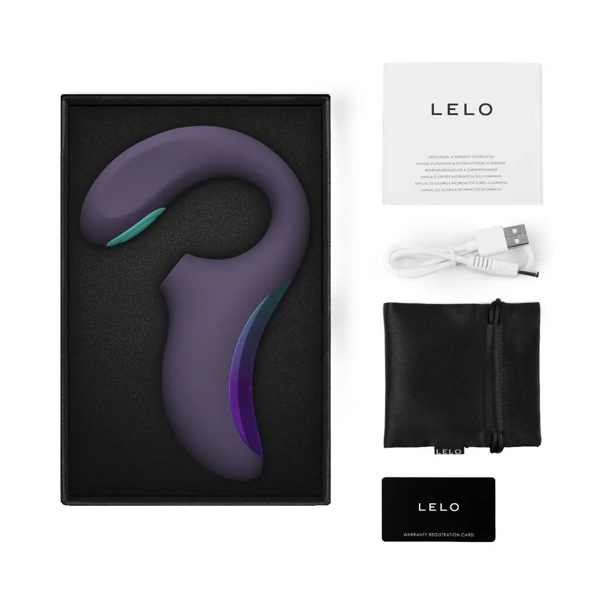 Lelo - Enigma Double Sonic App-Controlled Massager Cyber Purple