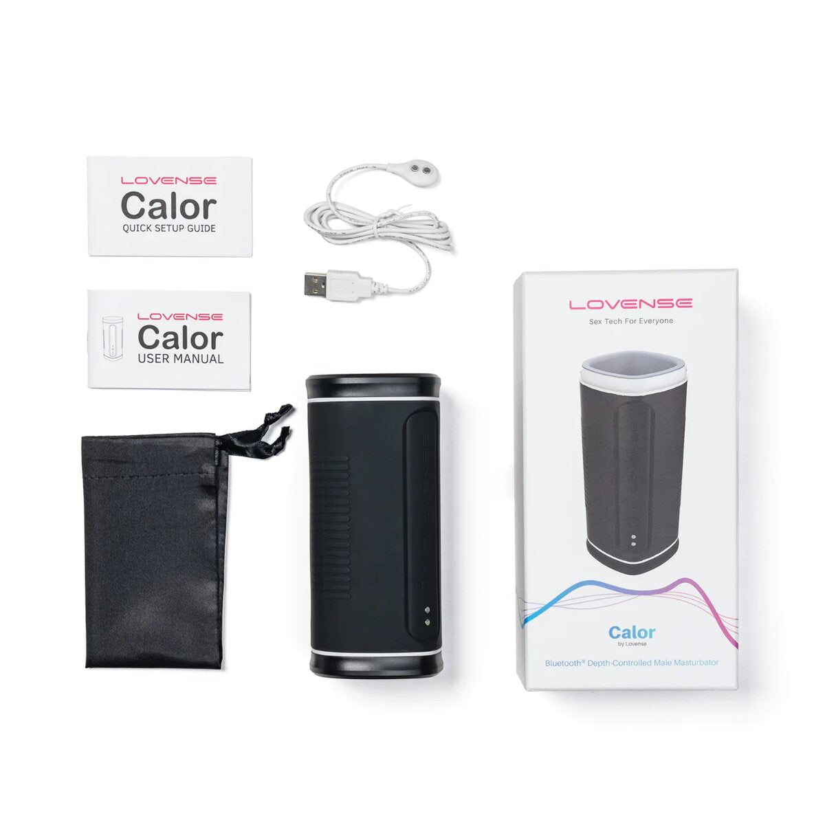 Lovense - Calor | Depth-controlled Heating Male Masturbator | App/Bluetooth