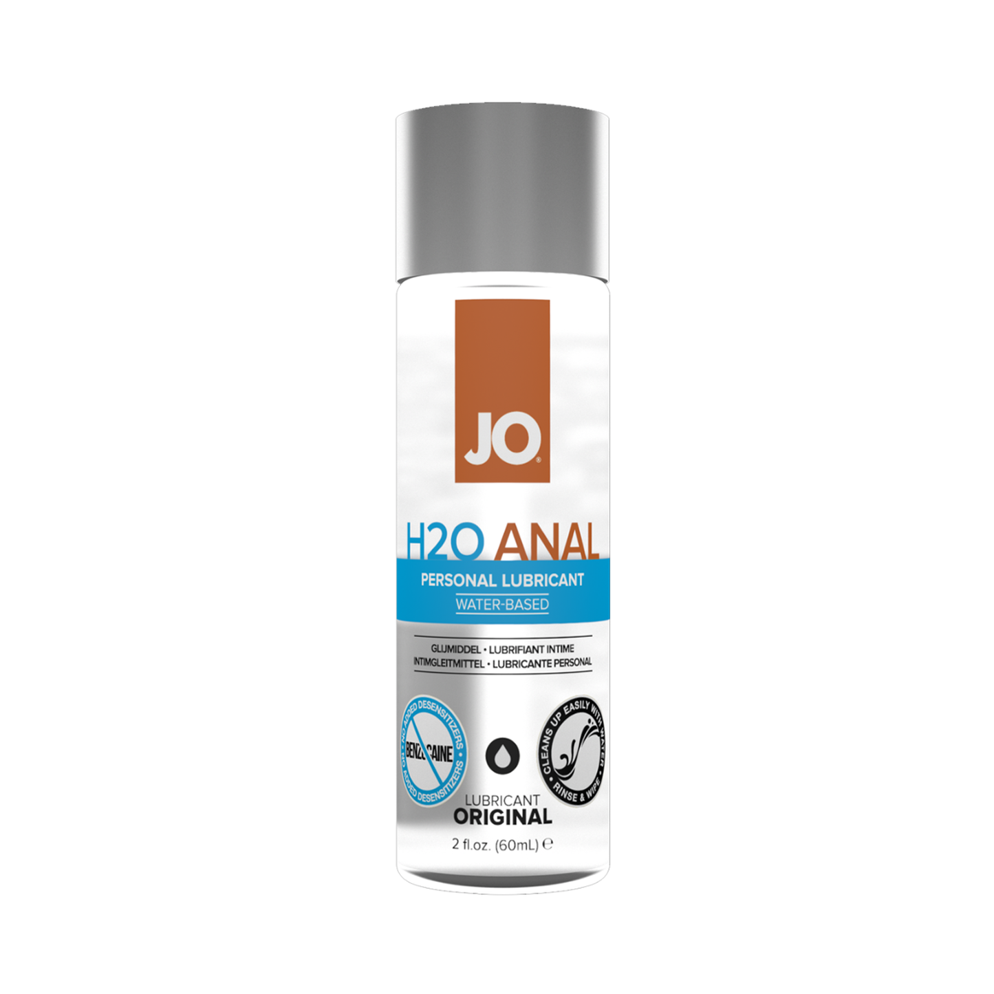 JO H2O Anal - Original - Lubricant 2 floz / 60 mL