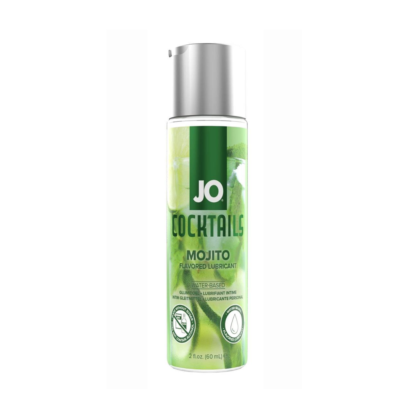 JO Cocktails - Mojito Flavored Lubricant - 2 floz 60 mL