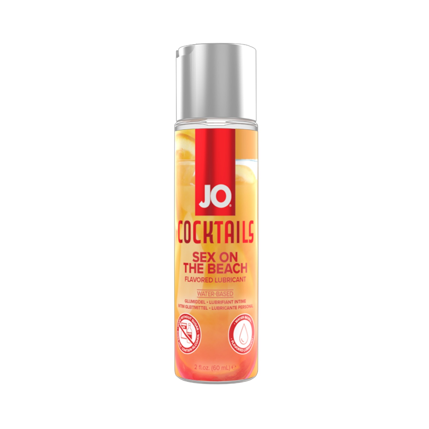 JO Cocktails - Sex on the Beach Flavored Lubricant - 2 floz 60 mL