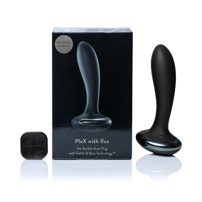 Hot Octopuss - PleX with flex Vibrating Butt Plug (Black)