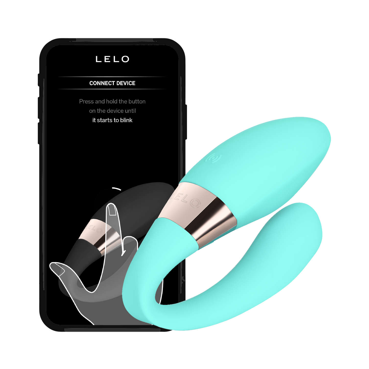 Lelo - Tiani Harmony Dual Action App Controlled Couple Vibrator Aqua