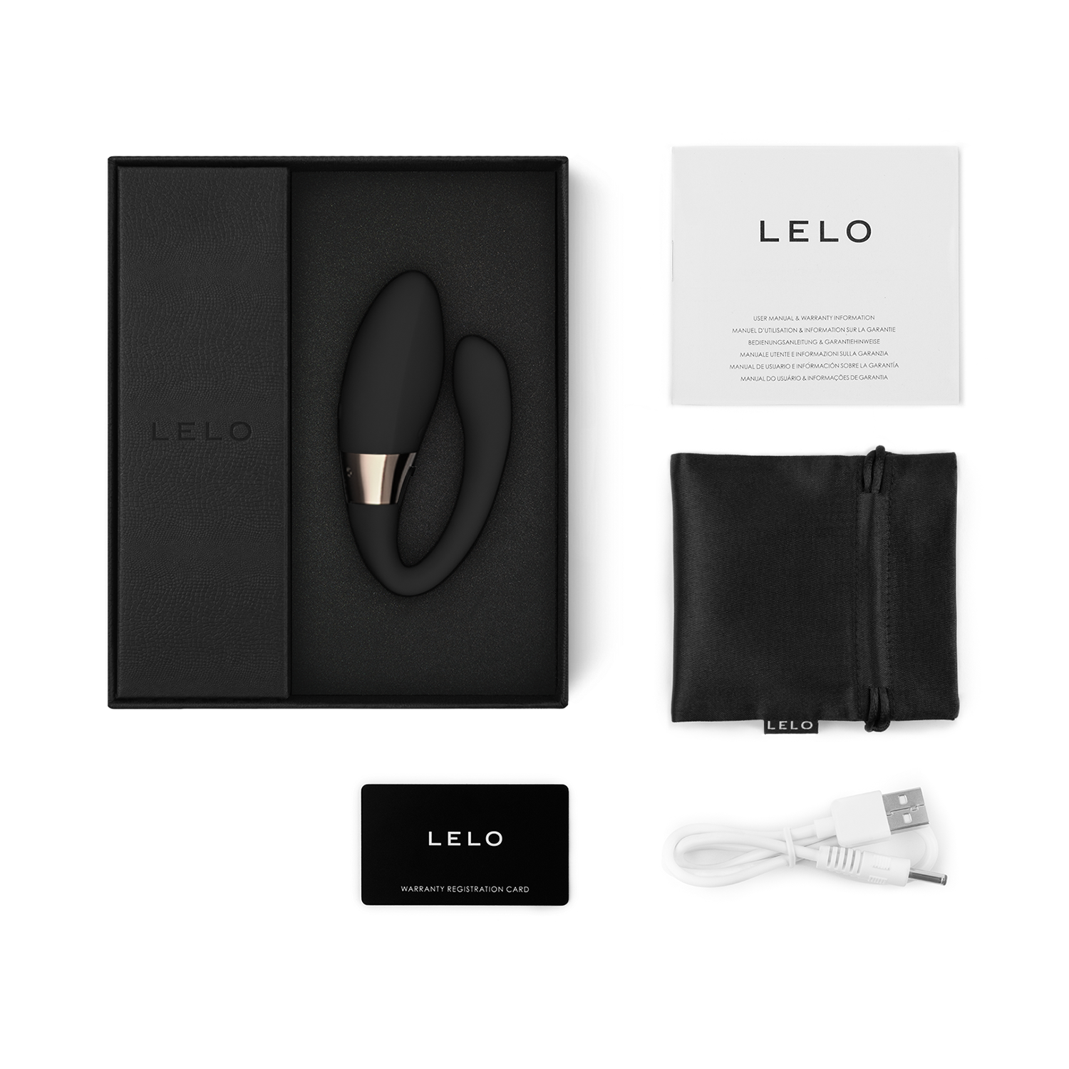 Lelo - Tiani Harmony Dual Action App Controlled Couple Vibrator Black