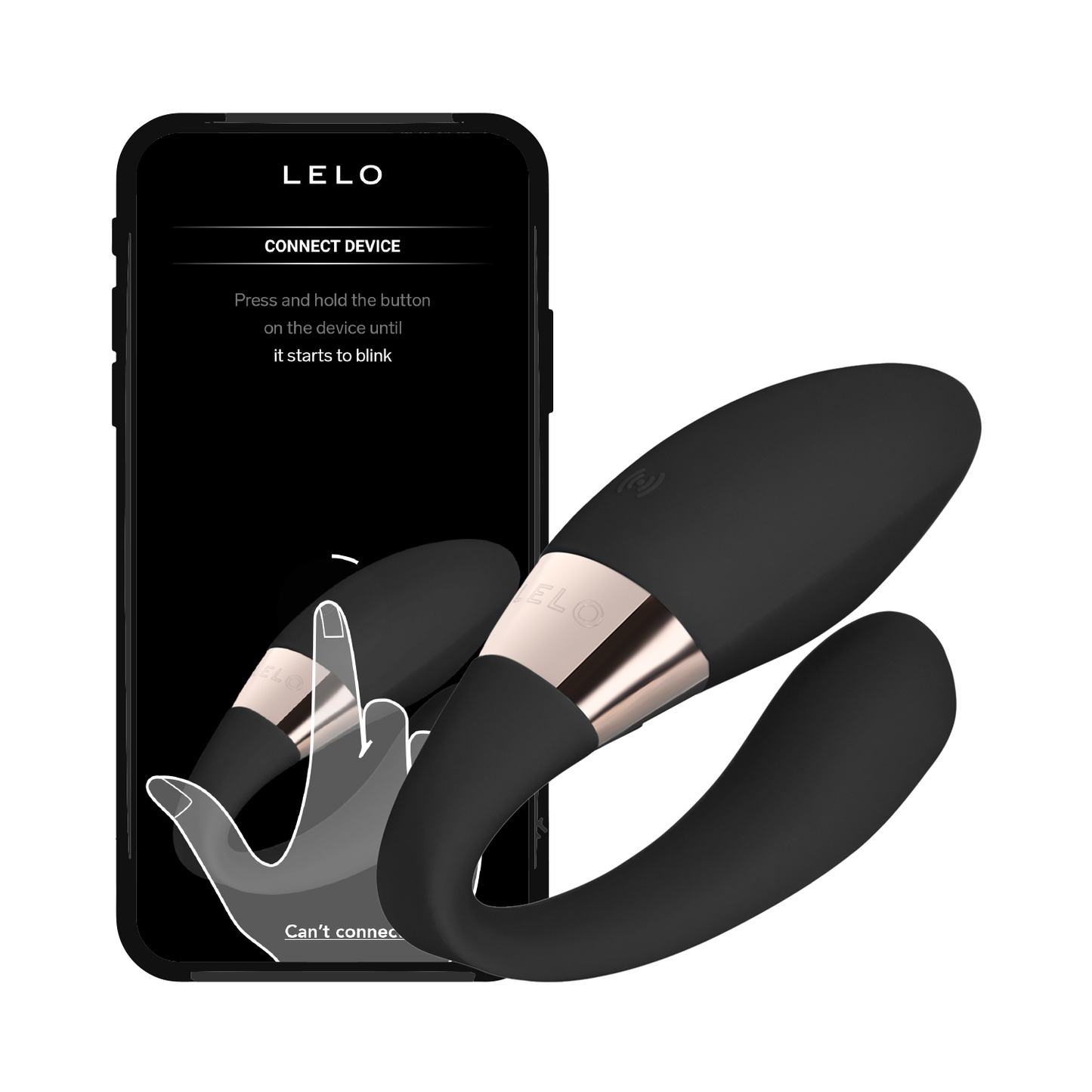 Lelo - Tiani Harmony Dual Action App Controlled Couple Vibrator Black