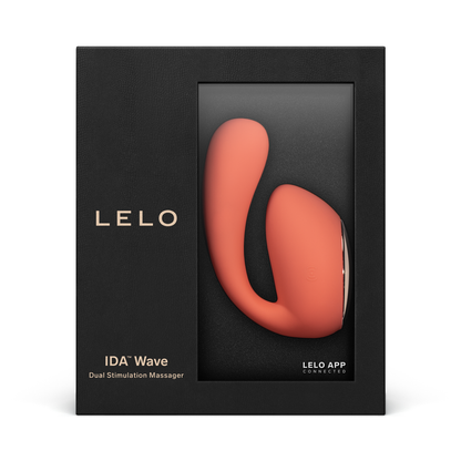 Lelo - Ida Wave App Controlled Dual Stimulation Massager Coral Red