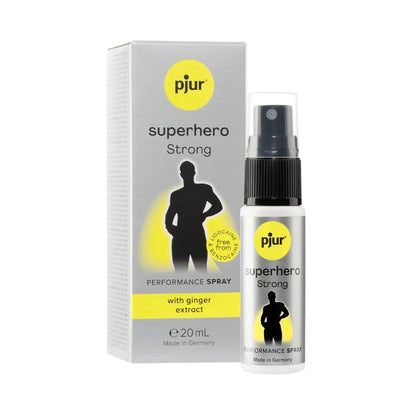 PJUR - SUPERHERO STRONG PERFORMANCE + DELAY SPRAY WITH GINGER EXTRACT FOR MEN 20ML