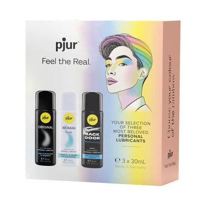 Pjur - Pride Box Set of 3 Water-based and Silicone-based Personal Lubricant 30 ml