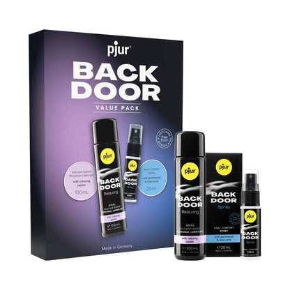 Pjur - Back Door Value Pack Anal Comfort Spray 20ml + Silicone Lubricant 100ml