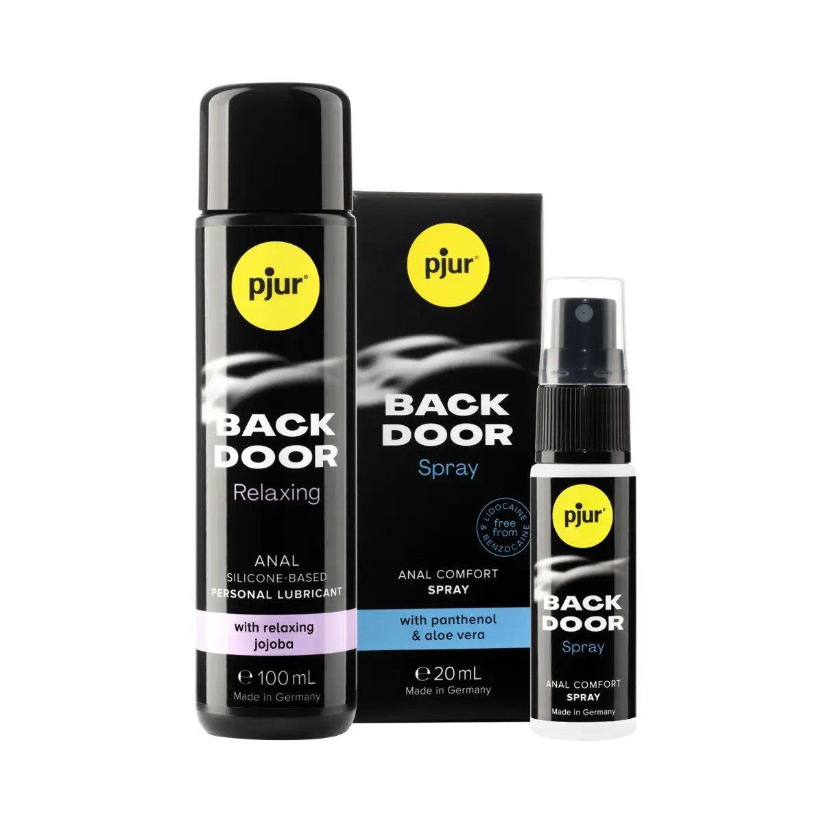 Pjur - Back Door Value Pack Anal Comfort Spray 20ml + Silicone Lubricant 100ml