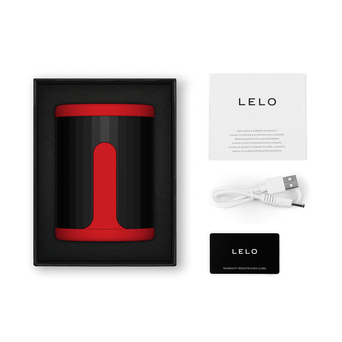 Lelo - F2S App-Controlled Stamina Trainer and Male Stroker Red