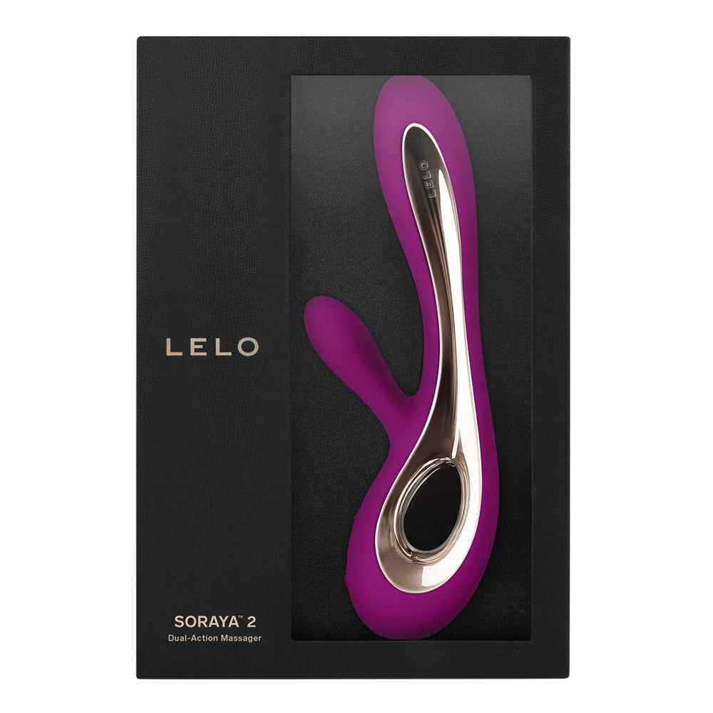 Lelo - Soraya 2 Dual Stimulation Rechargeable Rabbit Vibrator Deep Rose