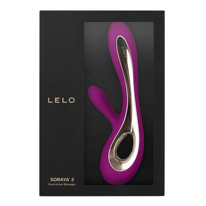 Lelo - Soraya 2 Dual Stimulation Rechargeable Rabbit Vibrator Deep Rose