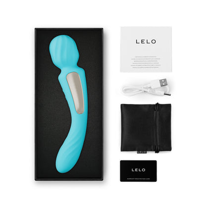 Lelo - Switch App-Controlled Double-sided Wand Vibrator Aqua
