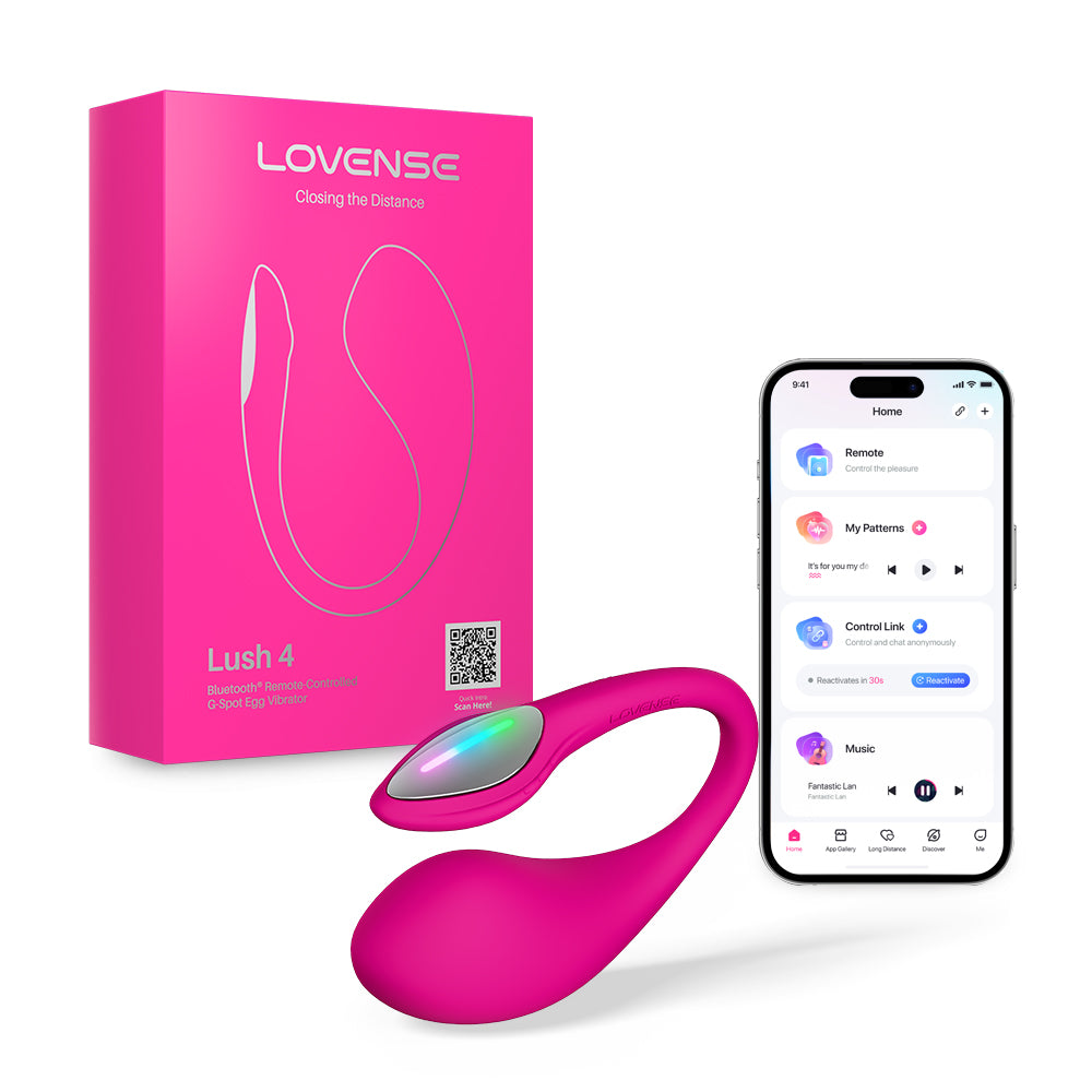 Lovense - Lush 4 App-Controlled G-Spot Egg Vibrator