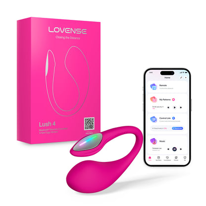 Lovense - Lush 4 App-Controlled G-Spot Egg Vibrator