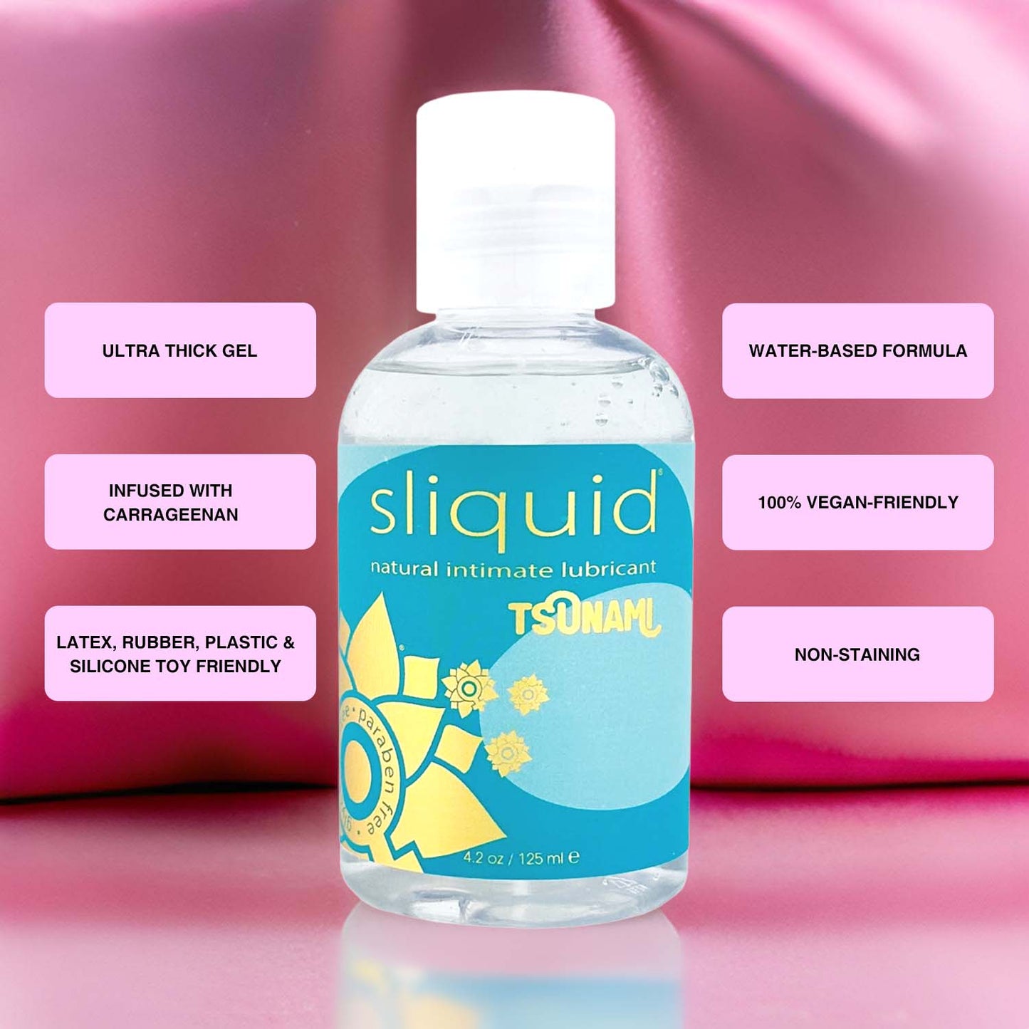 Sliquid - Tsunami Natural Intimate Water-based Lubricant 125 ml