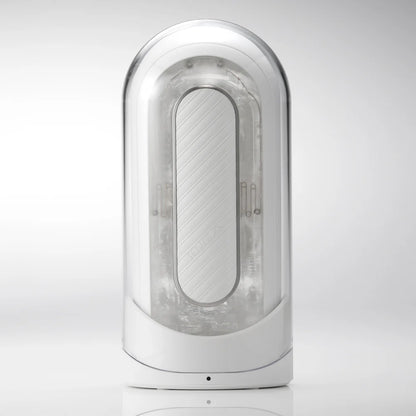 Tenga - Flip Zero Gravity Electronic  Vibration Rechargeable Male Masturbator White