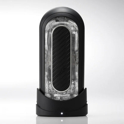 Tenga - Flip Zero Gravity Electronic  Vibration Rechargeable Male Masturbator Black