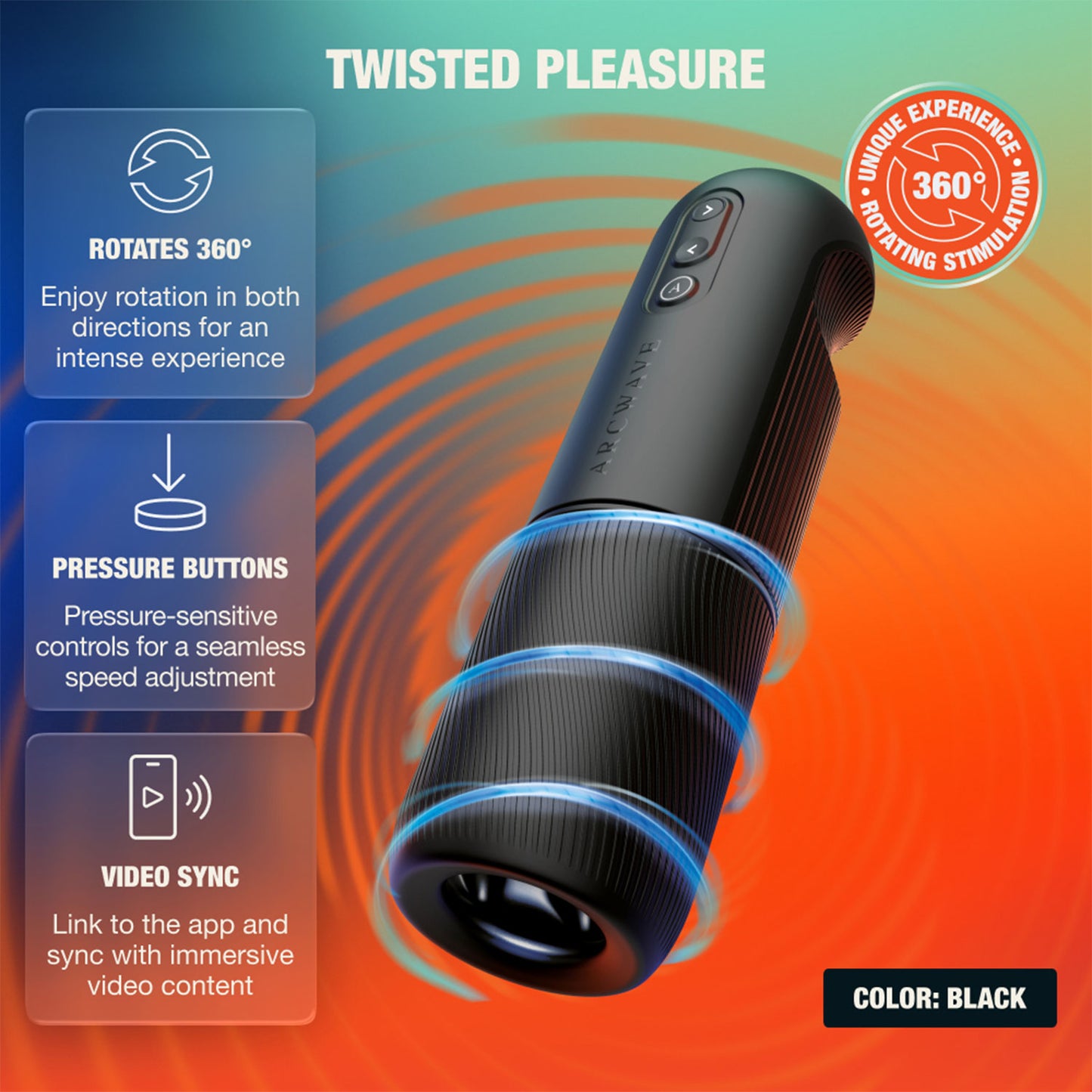 [Pre-Order] Arcwave - Orbit Rotating Male Masturbator