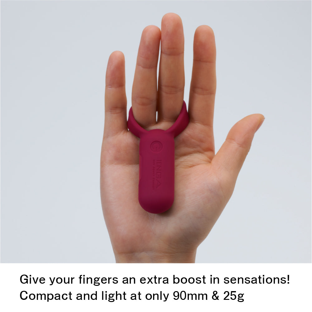 Tenga - SVR Smart Vibe Ring Couple Vibrator Carmine 