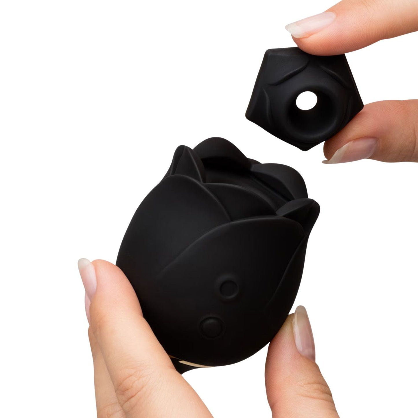 Fifty Shades - Dark Blushing Rose Suction Egg Vibrator