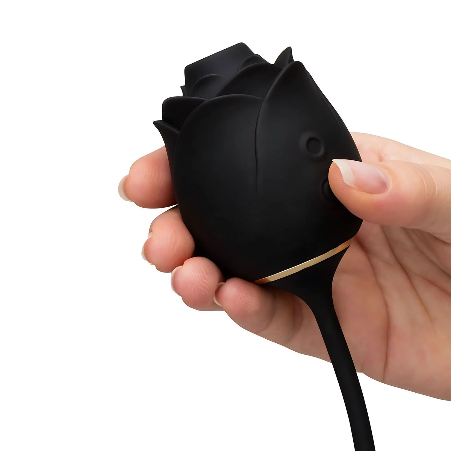 Fifty Shades - Dark Blushing Rose Suction Egg Vibrator