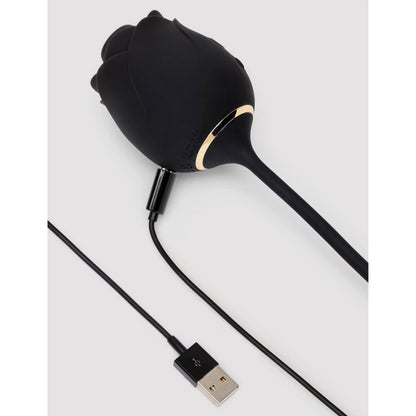 Fifty Shades - Dark Blushing Rose Suction Egg Vibrator