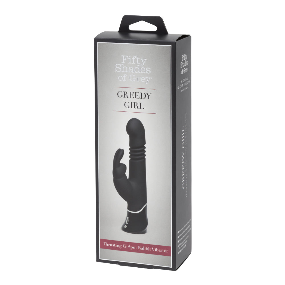 Fifty Shades Of Grey - Greedy Girl Rechargeable Thrusting G-Spot Rabbit Vibrator