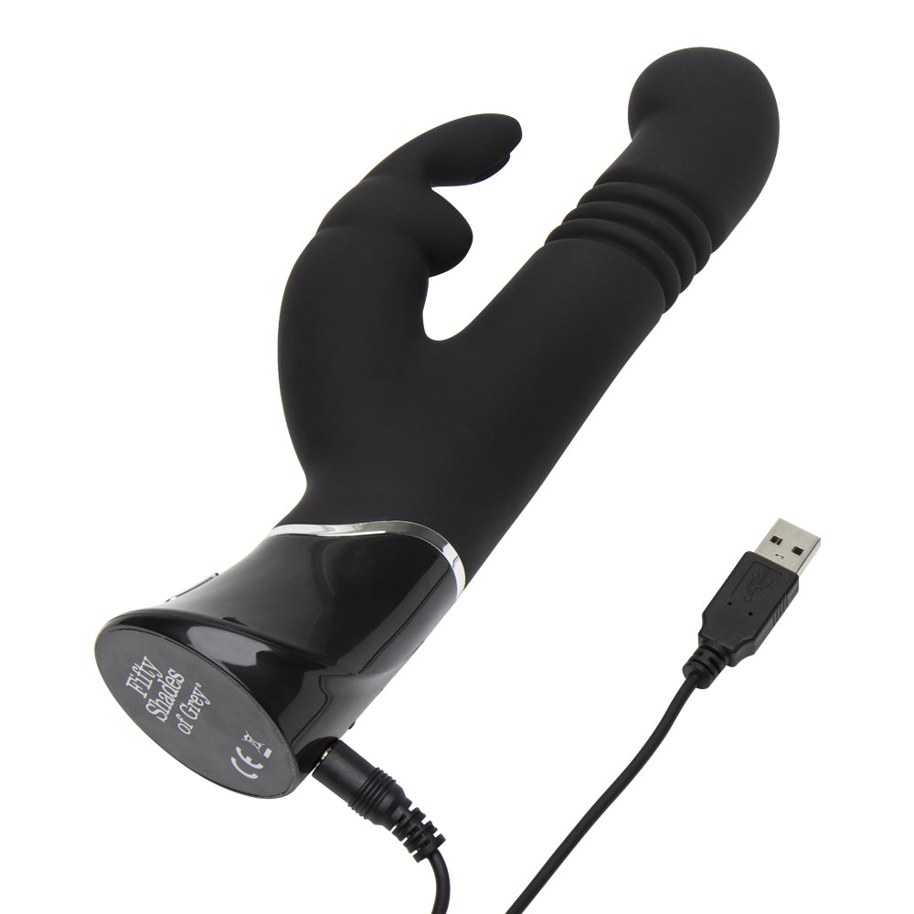 Fifty Shades Of Grey - Greedy Girl Rechargeable Thrusting G-Spot Rabbit Vibrator