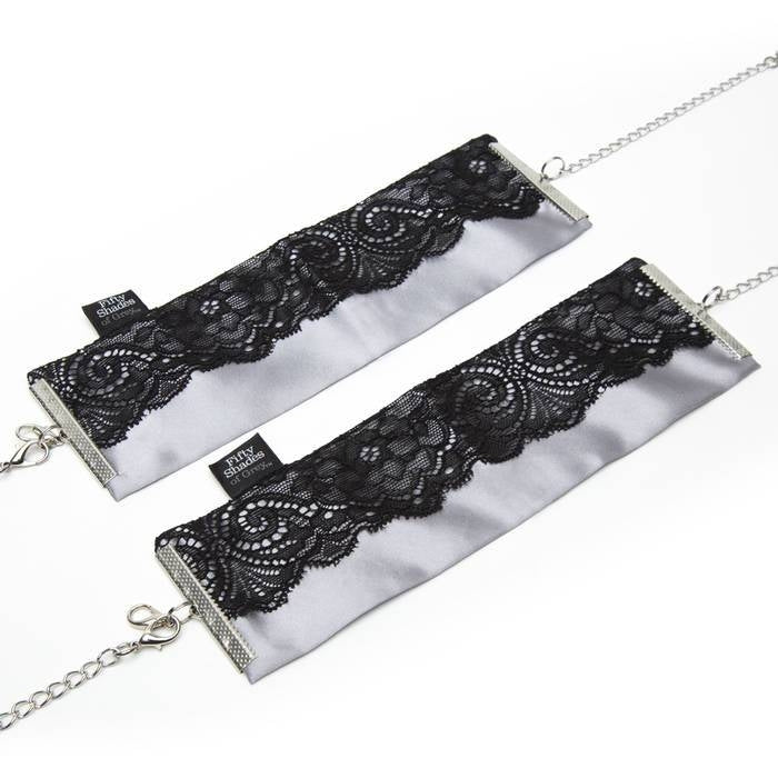 Fifty Shades of Grey - Play Nice Satin & Lace Wrist Cuffs