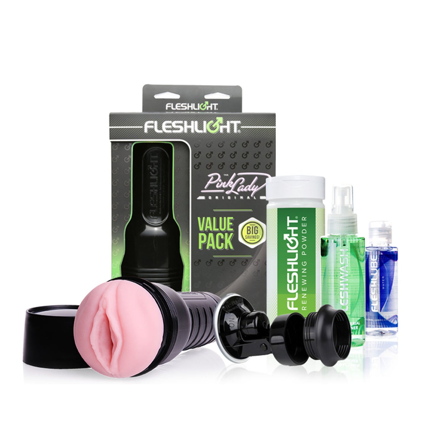 Fleshlight - Pink Lady Original Value Pack Hands Free Experience