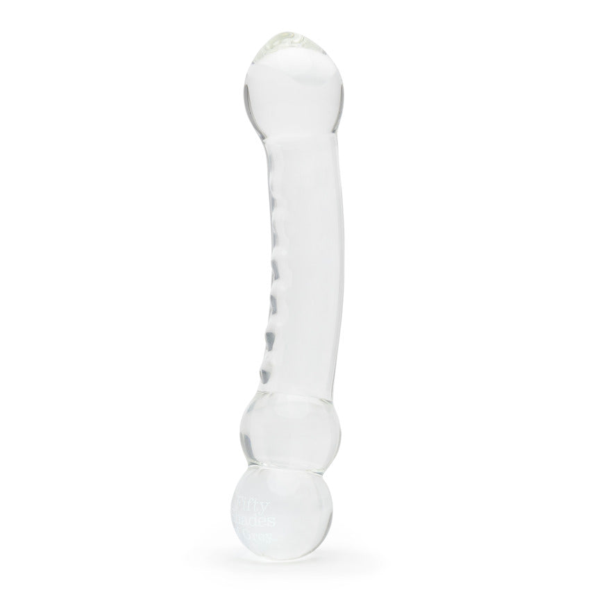 Fifty Shades of Grey - Drive Me Crazy Glass Massage Double Ended Dildo