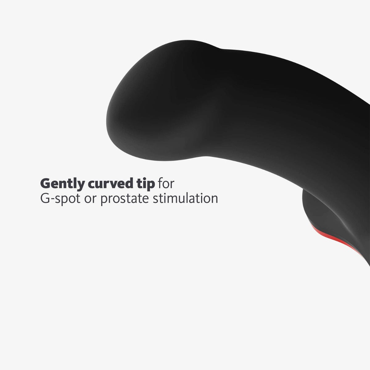 Fun Factory - Amor Harness-Compatible Silicone Dildo with Suction Cup Black