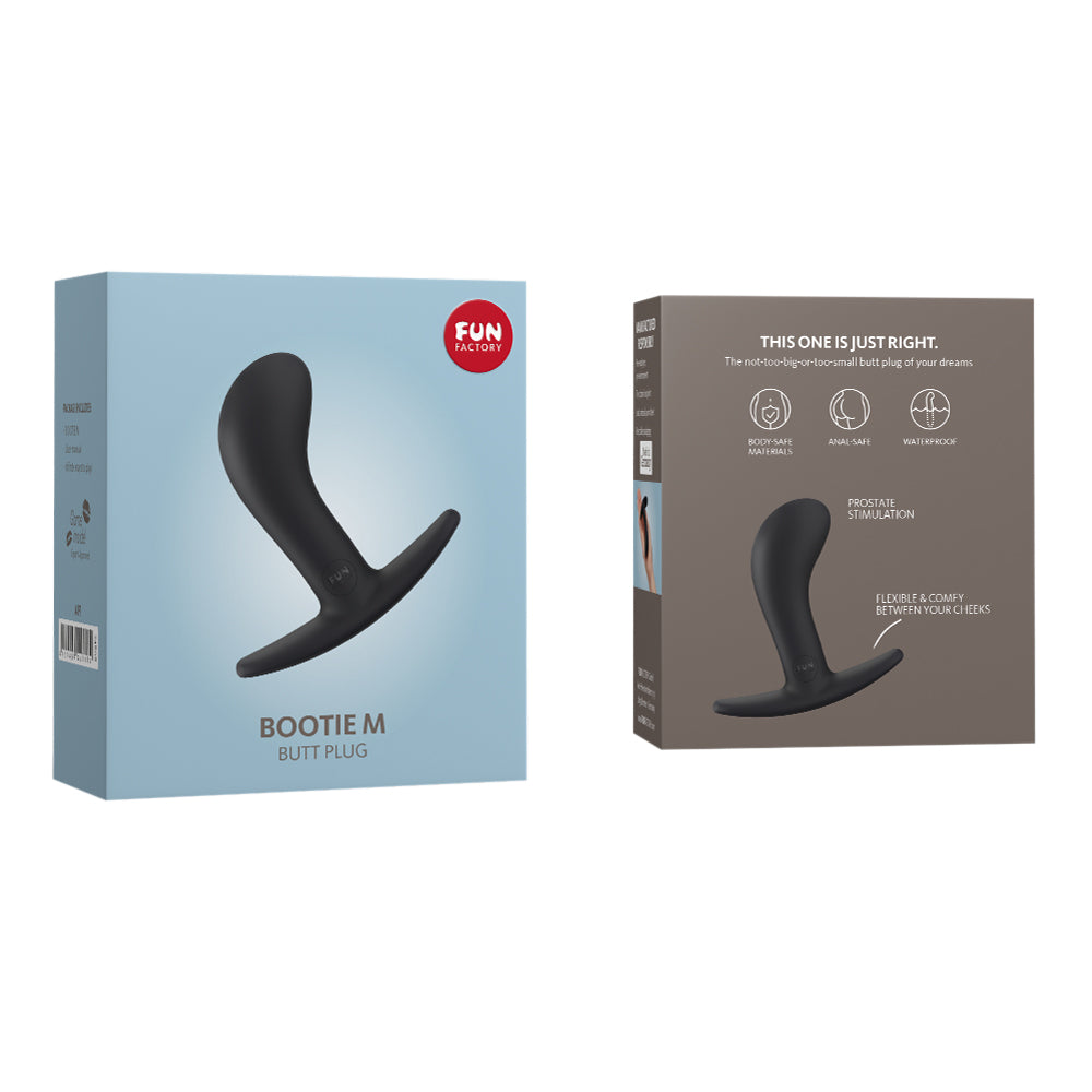 Fun Factory - Bootie Silicone Prostate Stimulator Medium Black